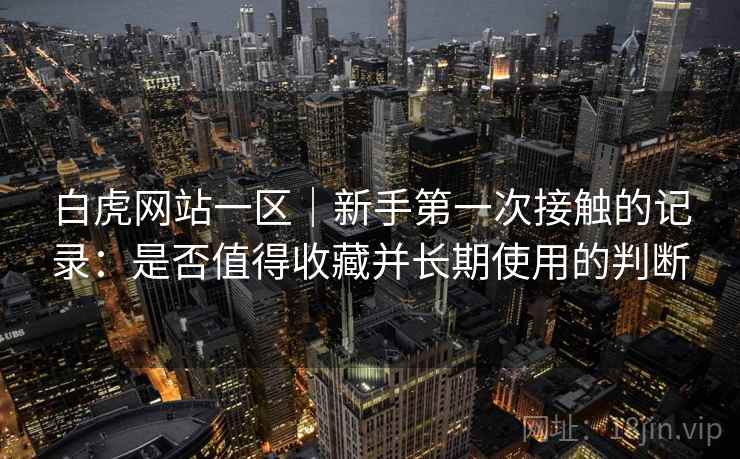白虎网站一区｜新手第一次接触的记录：是否值得收藏并长期使用的判断