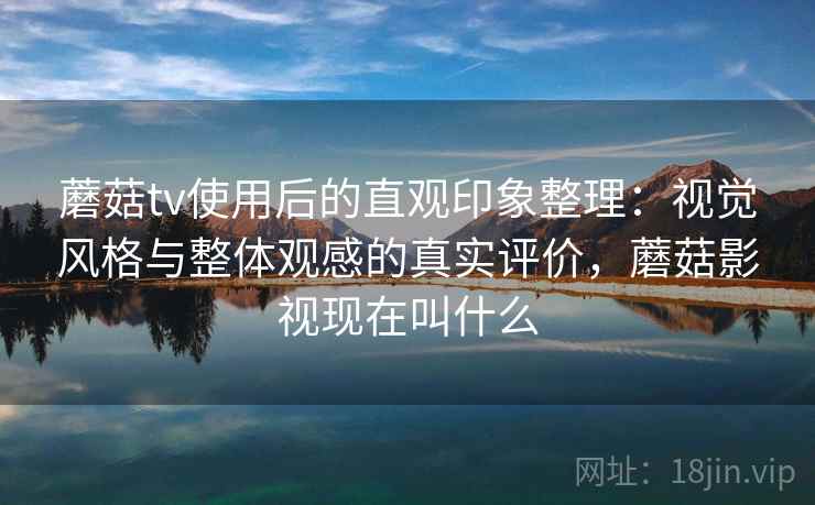 蘑菇tv使用后的直观印象整理：视觉风格与整体观感的真实评价，蘑菇影视现在叫什么